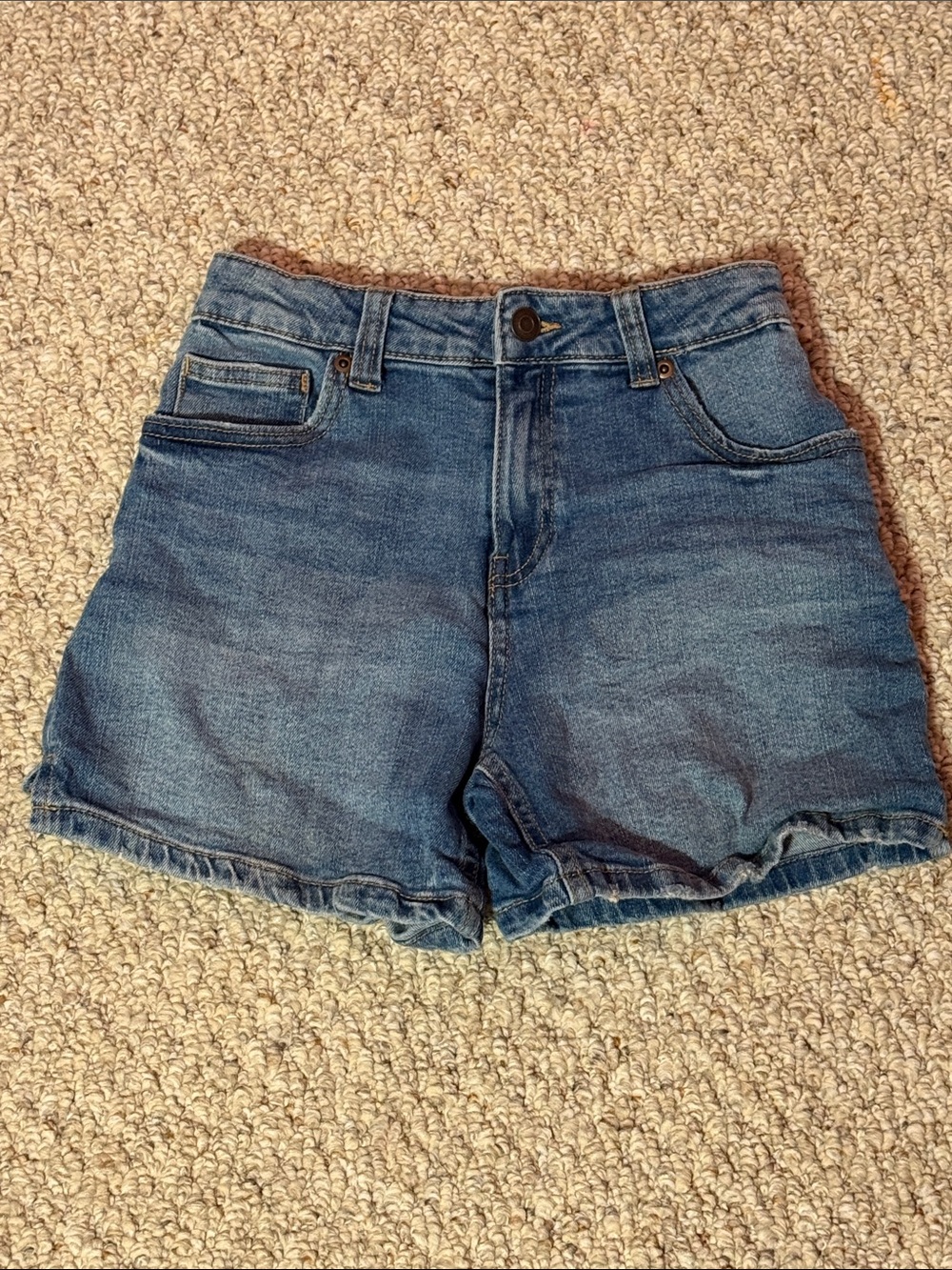 Denim Girls Shorts - Blue